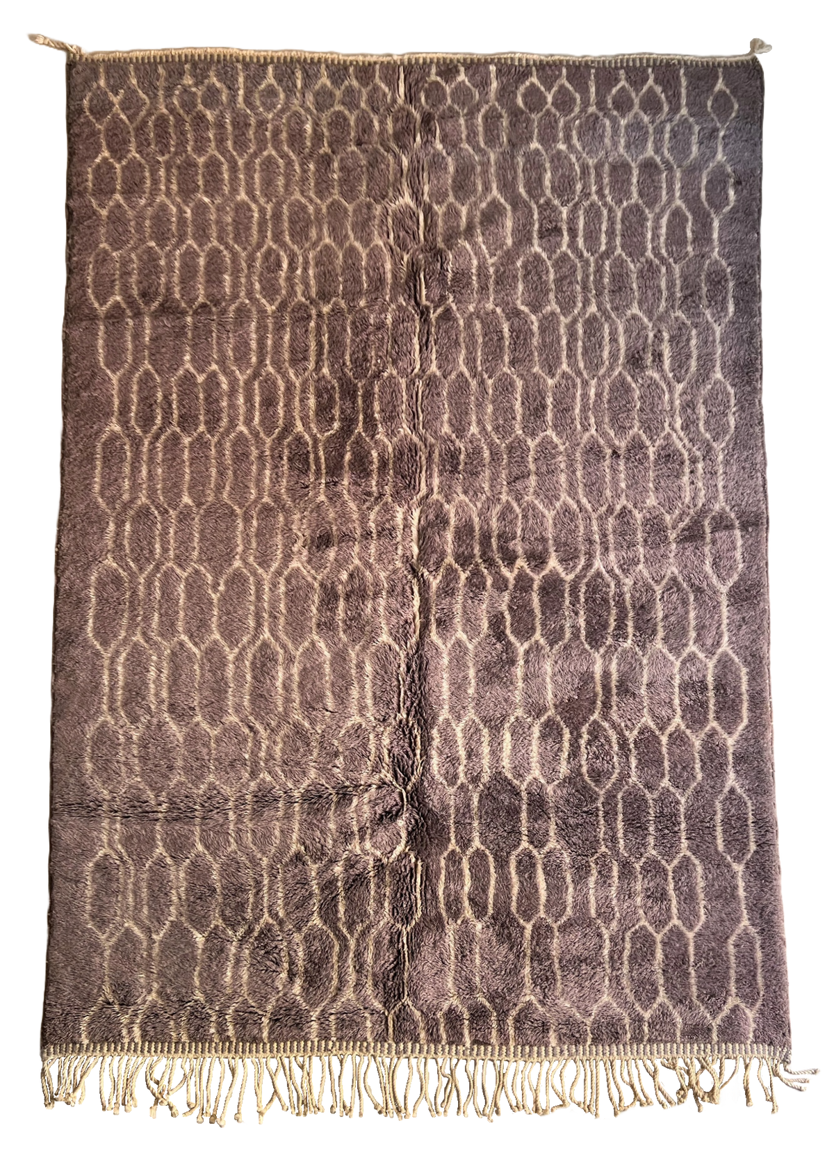 M'rirt's Lilac Grey Hand-Knot | 6’-9” x 9’-10”