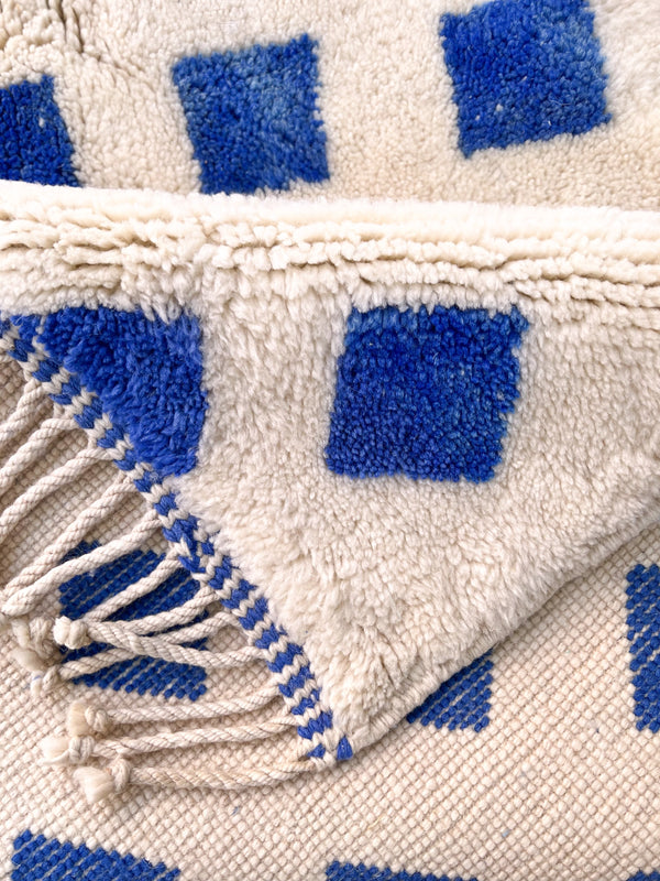 Keltouma's Diamond Square M'rirt Hand-Knot | 5'-10