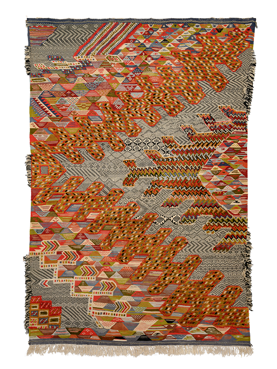 Ait Tigga Layered Symbolic Glaoui | 7'-1" x 10'-7"