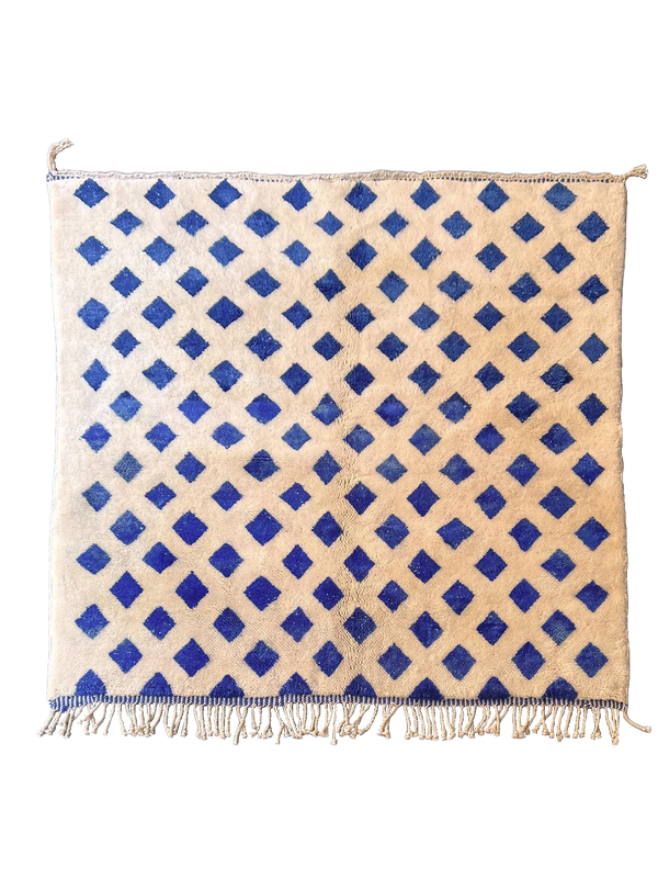 Keltouma's Diamond Square M'rirt Hand-Knot | 5'-10