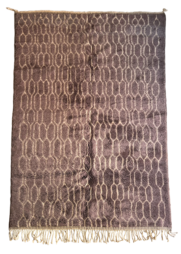 M'rirt's Lilac Grey Hand-Knot | 6’-9” x 9’-10”